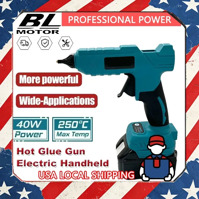 Fit Makita Cordless Electric Handheld Hot Glue Gun Repair DIY Tool Hot Melt Welding Hot Air Gun Anti-scald Nozzle 18V Battery
Fit Makita Cordless Electric Handheld Hot Glue Gun Repair DIY Tool Hot Melt Welding Hot Air Gun Anti-scald Nozzle 18V Battery
