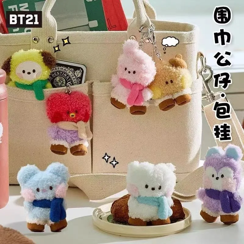 BT21 Cooky Tata Koya RJ Shooky Man Chimmy Mini Anime Cartoon Plush Keychain Handbag Pendant Jewelry Friend Gift Toy
BT21 Cooky Tata Koya RJ Shooky Man Chimmy Mini Anime Cartoon Plush Keychain Handbag Pendant Jewelry Friend Gift Toy