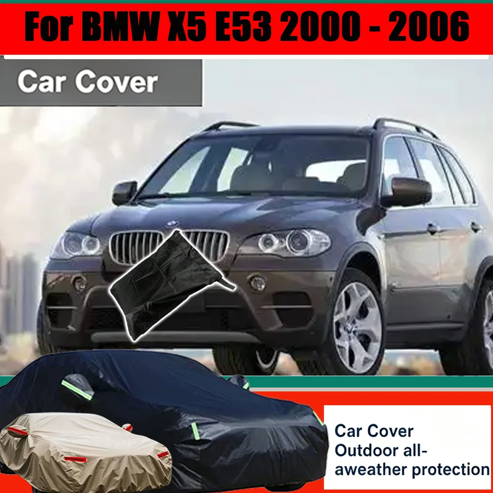 Outdoor Protection Full Car Cover Snow Cover Sunshade Waterproof Dustproof Exterior Car Accessories For BMW X5 E53 2000-2006
Outdoor Protection Full Car Cover Snow Cover Sunshade Waterproof Dustproof Exterior Car Accessories For BMW X5 E53 2000-2006