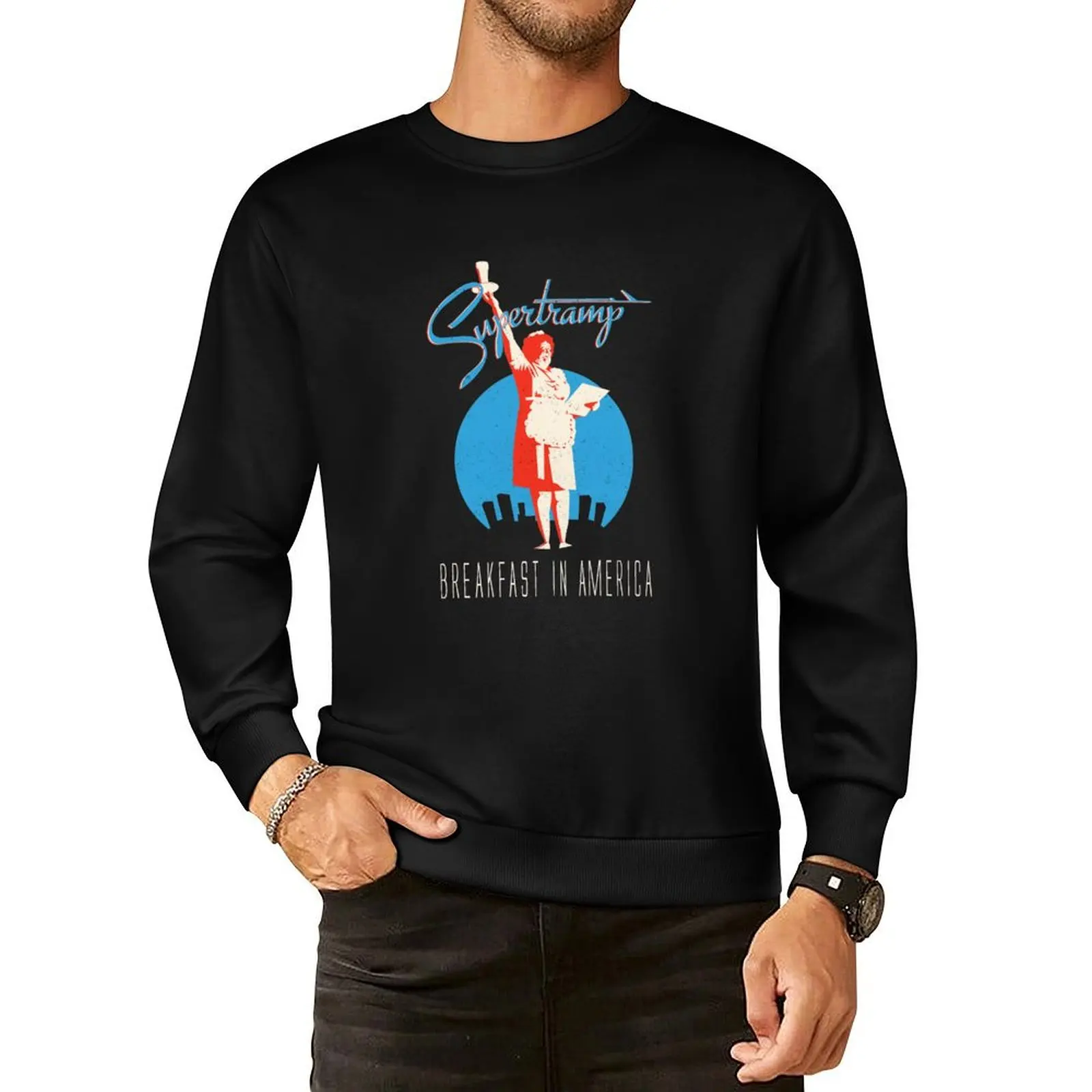 Supertramp Breakfast in America t-shirt / dark Pullover Hoodie men's autumn clothes men wear sweatshirt male
Supertramp Breakfast in America t-shirt / dark Pullover Hoodie men's autumn clothes men wear sweatshirt male