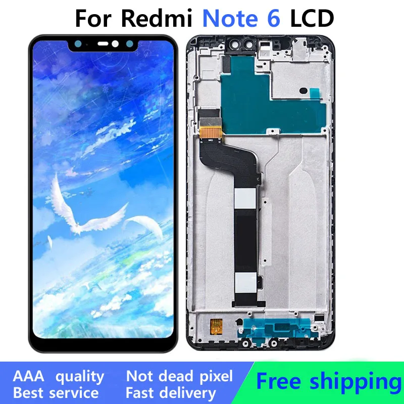 100% протестированный 6,26 дюймовый оригинальный для XIAOMI Redmi Note 6 ЖК-дисплей сенсорный экран дигитайзер в сборе Note 6 Pro M1806E7TG ЖК-дисплей
100% протестированный 6,26 дюймовый оригинальный для XIAOMI Redmi Note 6 ЖК-дисплей сенсорный экран дигитайзер в сборе Note 6 Pro M1806E7TG ЖК-дисплей