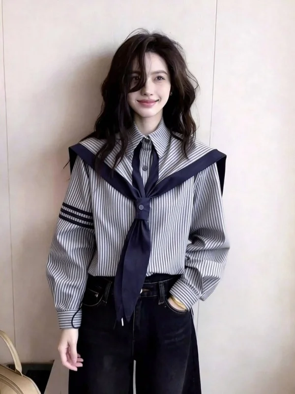 Stylish Unique Beautiful Women's Top Fashion Design Spring Summer New Arrival Slimming Effect Casual Shirt Lightweight
Stylish Unique Beautiful Women's Top Fashion Design Spring Summer New Arrival Slimming Effect Casual Shirt Lightweight