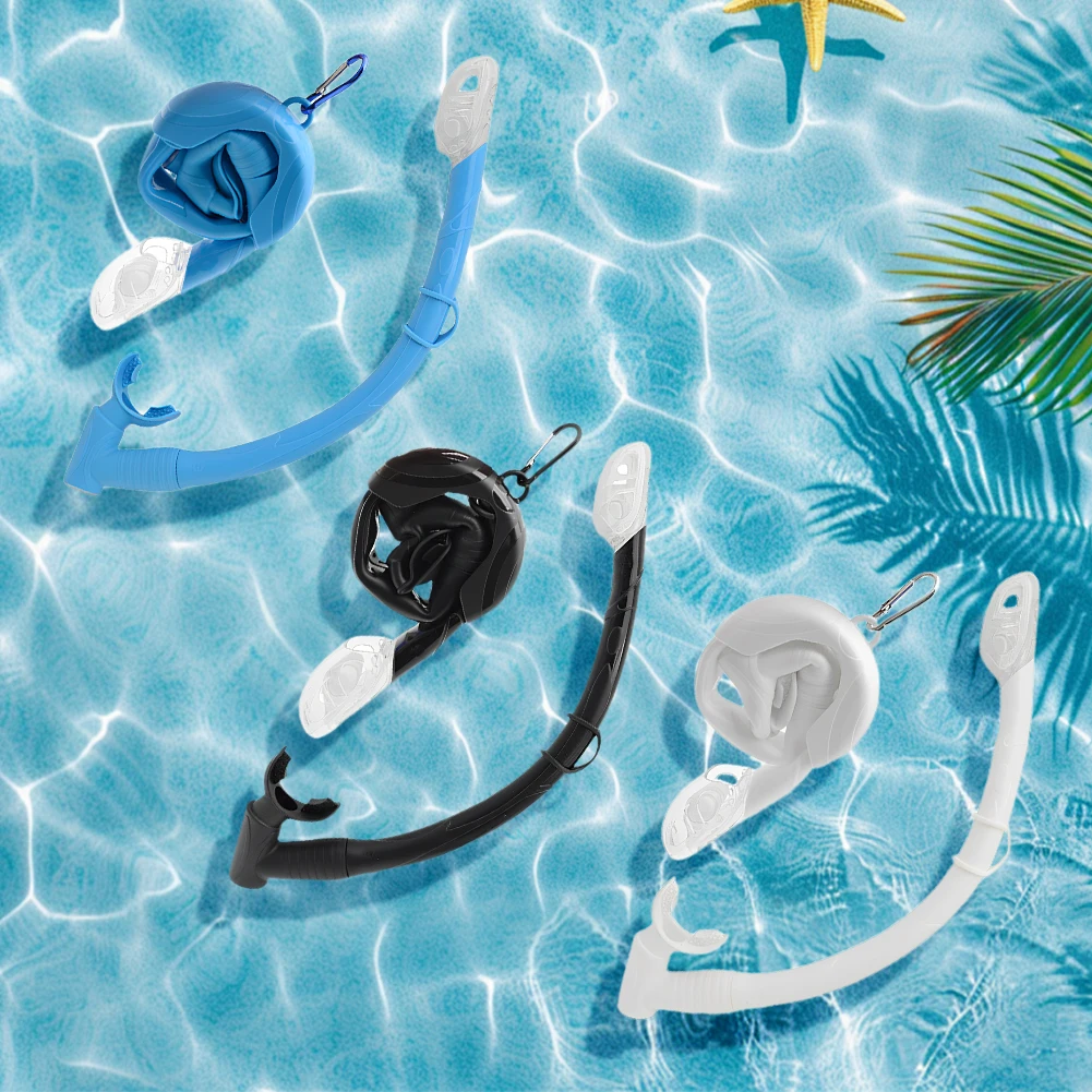 Silicone Dry Snorkel 2 In 1 Dry Top Snorkel Tube Flexible Breathing Tube Underwater Equipment for Snorkeling Swimming
Silicone Dry Snorkel 2 In 1 Dry Top Snorkel Tube Flexible Breathing Tube Underwater Equipment for Snorkeling Swimming