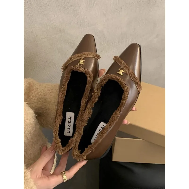 New Style Round Toe Shoes Woman Flat Casual Female Sneakers Dress Comfortable Black Fall Pointed Toe Chain Striped Zapatos Mujer
New Style Round Toe Shoes Woman Flat Casual Female Sneakers Dress Comfortable Black Fall Pointed Toe Chain Striped Zapatos Mujer