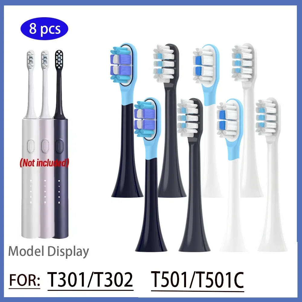 8 шт. сменные насадки для зубных щеток для MIJIA T301/T302/T501, звуковая электрическая зубная щетка, насадки с мягкой щетиной и вакуумной упаковкой
8 шт. сменные насадки для зубных щеток для MIJIA T301/T302/T501, звуковая электрическая зубная щетка, насадки с мягкой щетиной и вакуумной упаковкой