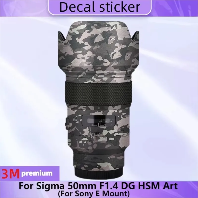 For Sigma 50mm F1.4 DG HSM Art (For Sony E Mount) Anti-Scratch Camera Lens Sticker Coat Wrap Protective Film Body Protector Skin
For Sigma 50mm F1.4 DG HSM Art (For Sony E Mount) Anti-Scratch Camera Lens Sticker Coat Wrap Protective Film Body Protector Skin