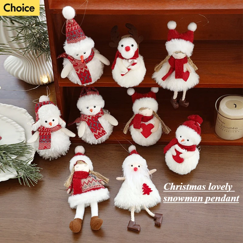Christmas Plush Snowman Pendant Christmas Tree Hanging Lovely Beautiful Pendant Scene Decorate Christmas Tree Hanging Ornaments
Christmas Plush Snowman Pendant Christmas Tree Hanging Lovely Beautiful Pendant Scene Decorate Christmas Tree Hanging Ornaments