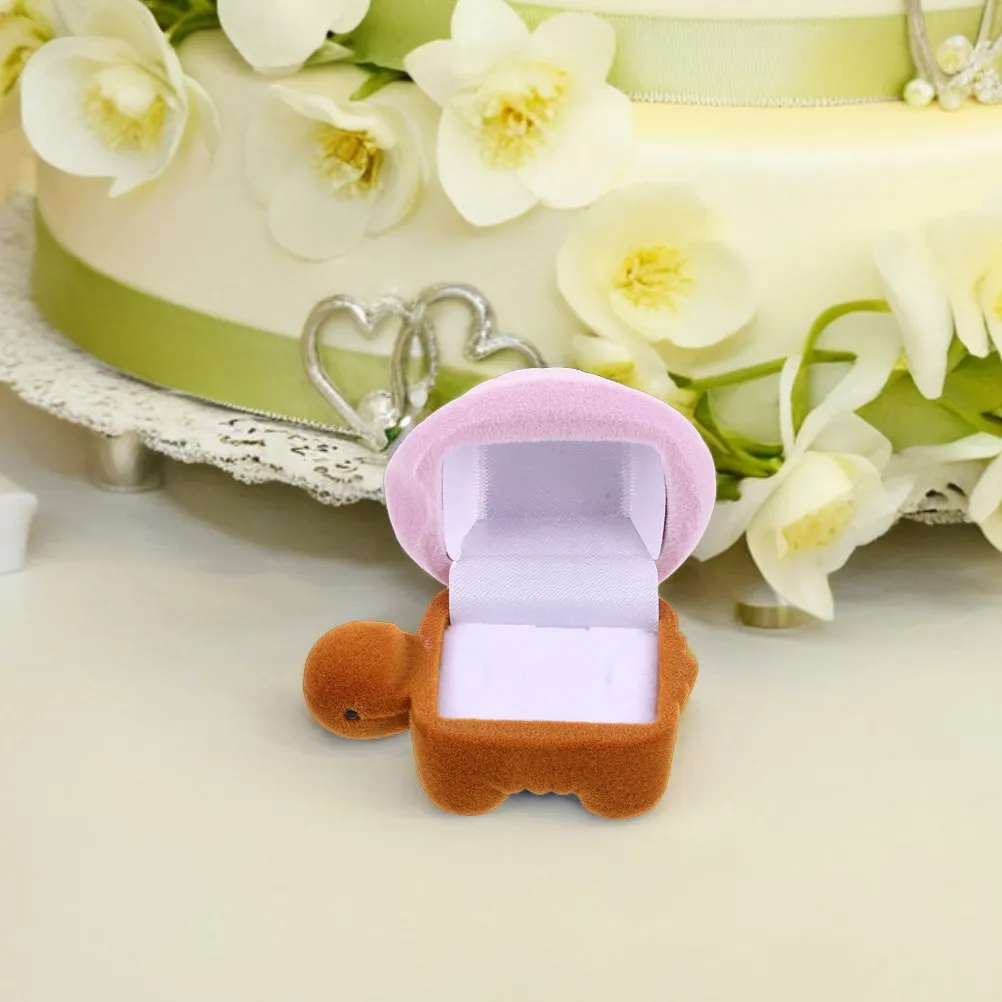 2Pcs Turtle Jewelry Box Soft Material Compact Portable Organizer for Ring Ear Studs Decorative Keepsake Storage Case
2Pcs Turtle Jewelry Box Soft Material Compact Portable Organizer for Ring Ear Studs Decorative Keepsake Storage Case