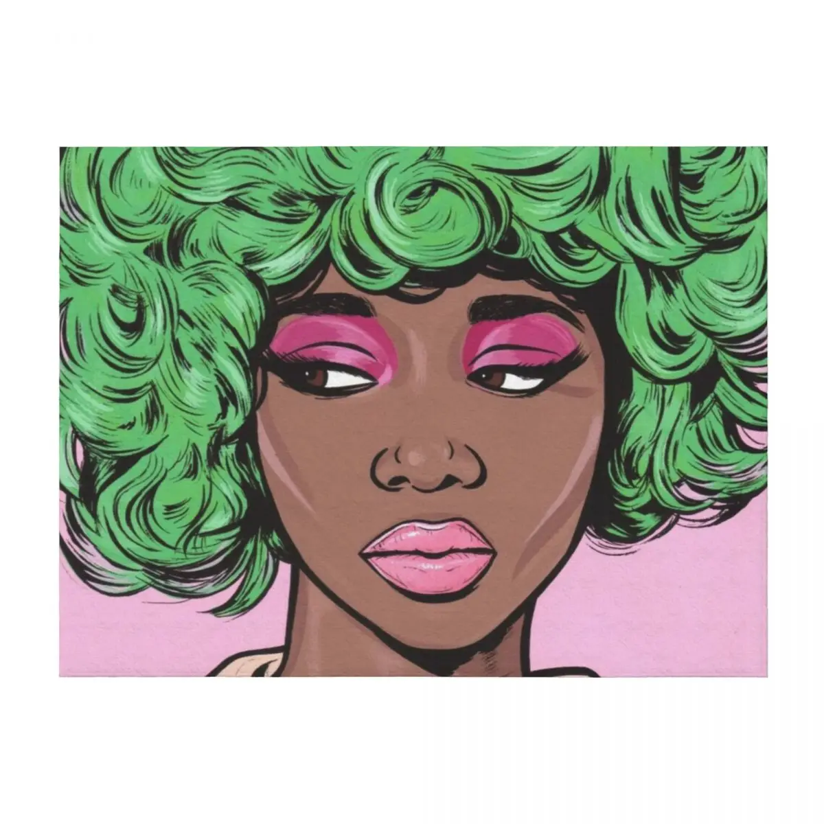 Green Haired Kawaii Comic Girl Throw Blanket anime Luxury Designer Plaid Luxury Blankets
Green Haired Kawaii Comic Girl Throw Blanket anime Luxury Designer Plaid Luxury Blankets