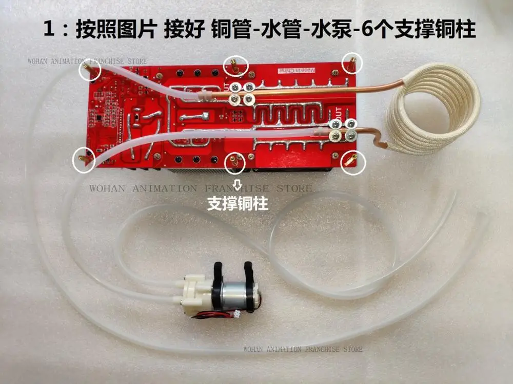 3000 watts ZVS high frequency induction heater quenching heating smelting 6 tubes for DC welding machine power supply
3000 watts ZVS high frequency induction heater quenching heating smelting 6 tubes for DC welding machine power supply