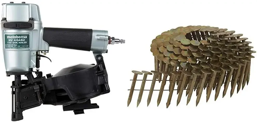 Roofing Nailer, Pro-preferred Pneumatic Power Nailers, Ideal for Asphalt Roofing Shingles,
Roofing Nailer, Pro-preferred Pneumatic Power Nailers, Ideal for Asphalt Roofing Shingles,