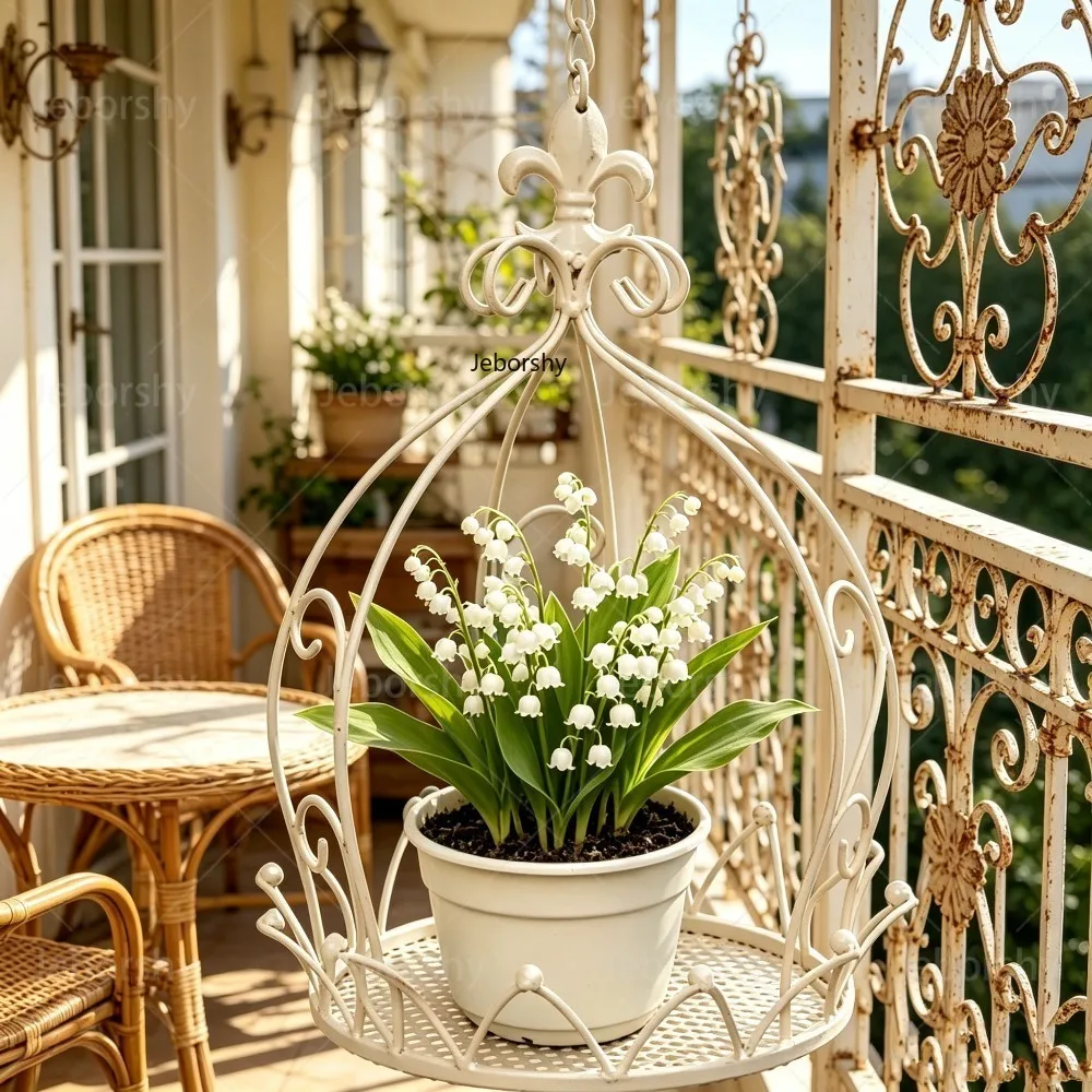 European style iron hanging basket indoor balcony hanging hanging basket outdoor gardenourtyard succulent flower pot rack
European style iron hanging basket indoor balcony hanging hanging basket outdoor gardenourtyard succulent flower pot rack