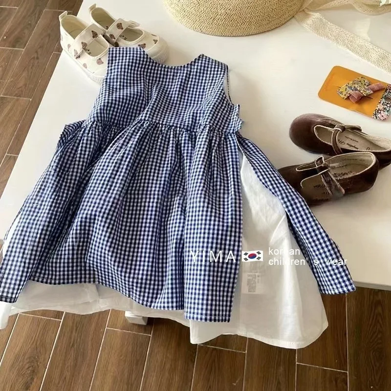 Summer Girls' Stylish Vest Dress Cute Children's Clothing Baby Kids' Fashionable Outfit
Summer Girls' Stylish Vest Dress Cute Children's Clothing Baby Kids' Fashionable Outfit