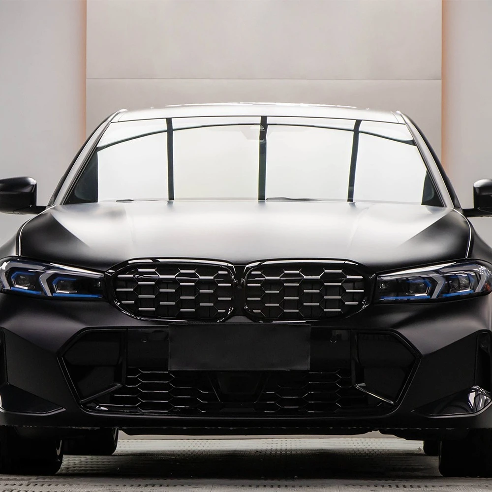 PET Matte Black Car Vinyl Wrapping Film Air Bubble Free Self-adhesive PVC Frosted Black Color Change Film Auto Decor Accessories
PET Matte Black Car Vinyl Wrapping Film Air Bubble Free Self-adhesive PVC Frosted Black Color Change Film Auto Decor Accessories