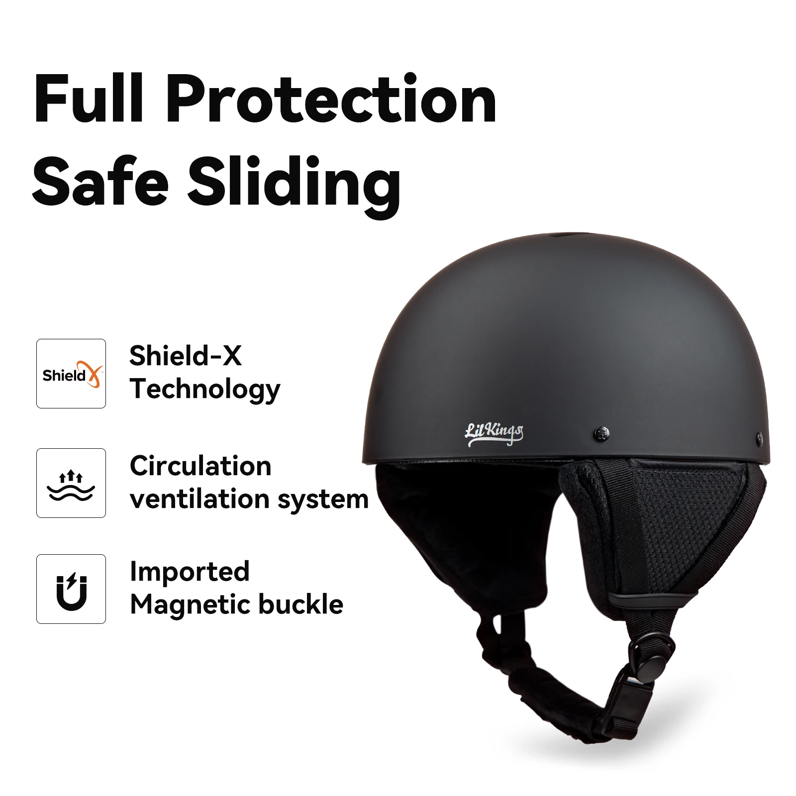 LILKINGS L1 Snow Helmet Lightweight EPP Rotational Impact Protection Shield-X System CE Certified Ski Snowboard Safety Helmet
LILKINGS L1 Snow Helmet Lightweight EPP Rotational Impact Protection Shield-X System CE Certified Ski Snowboard Safety Helmet