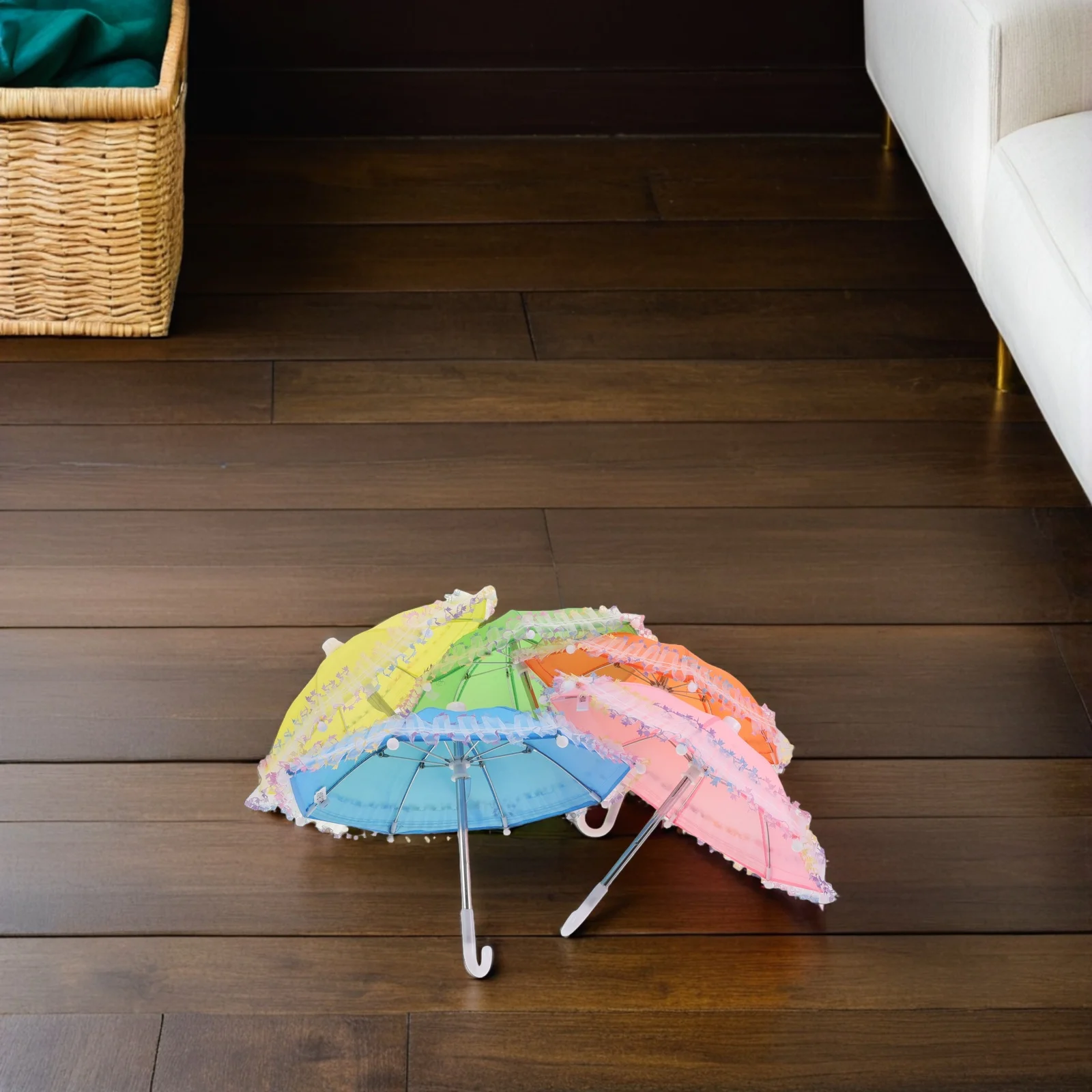 5 шт., мини-кружевной зонтик, элегантный аксессуар для ролевых игр для украшения кукольного домика, миниатюрный реквизит для зонта
5 шт., мини-кружевной зонтик, элегантный аксессуар для ролевых игр для украшения кукольного домика, миниатюрный реквизит для зонта