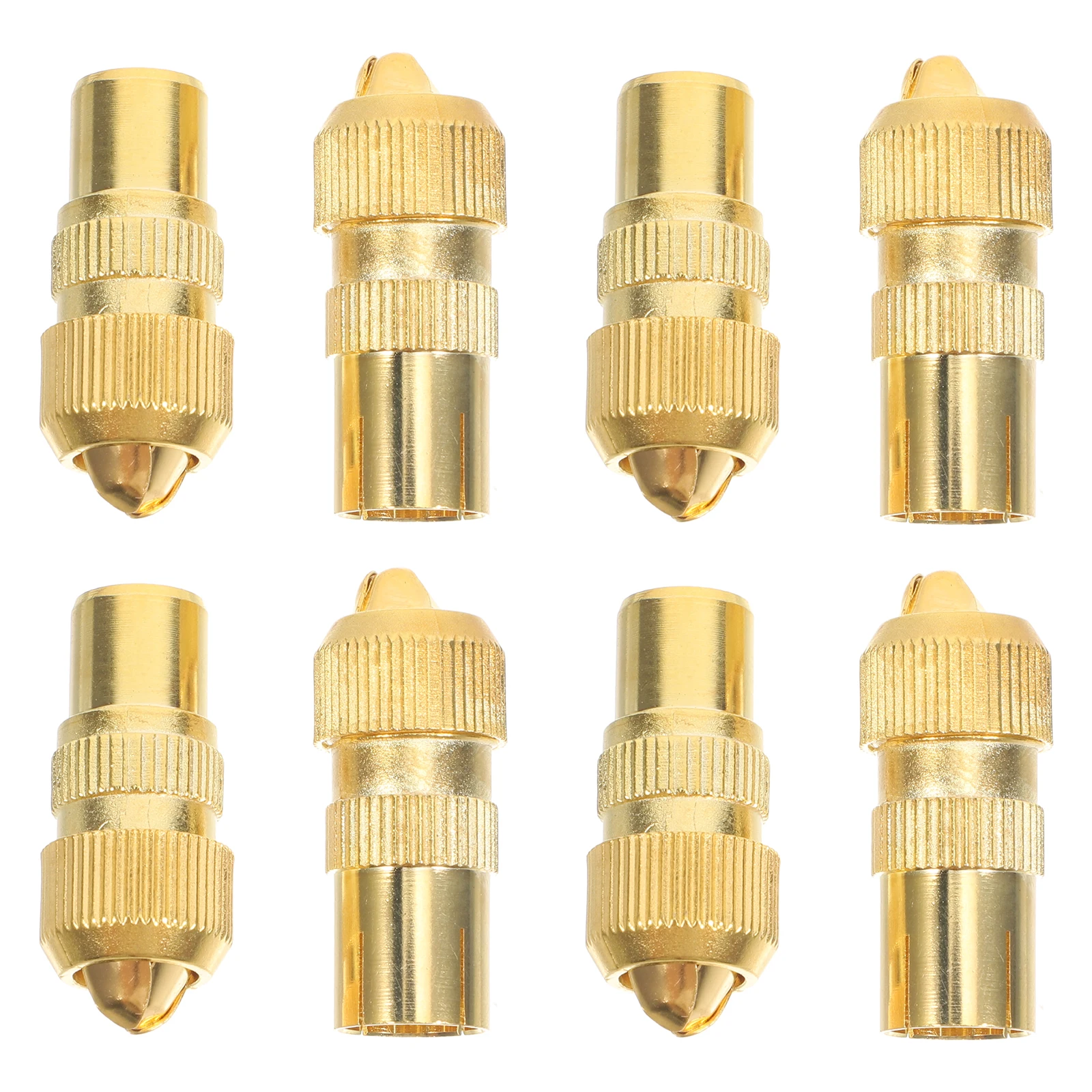 8pcs Male Plug Adapter Antenna Cable Connector Signal Head Brass Base Socket Coupler High
8pcs Male Plug Adapter Antenna Cable Connector Signal Head Brass Base Socket Coupler High