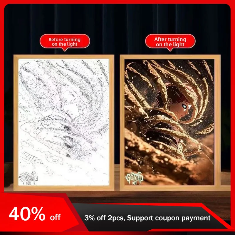 22cm/8.66in NARUTO 3D Light Painting Anime Figures Peripherals Lamp Led Color Night Bedroom Collectible Decoration Holiday Gifts
22cm/8.66in NARUTO 3D Light Painting Anime Figures Peripherals Lamp Led Color Night Bedroom Collectible Decoration Holiday Gifts