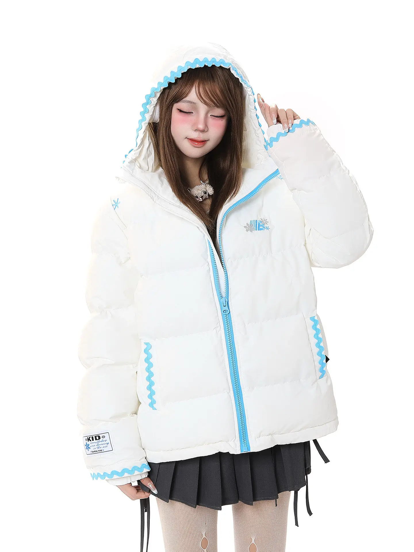 Женская зимняя хлопковая куртка Sweet Sli Thiened с капюшоном, повседневная теплая цветная верхняя одежда на молнии, длинная...
Женская зимняя хлопковая куртка Sweet Sli Thiened с капюшоном, повседневная теплая цветная верхняя одежда на молнии, длинная...