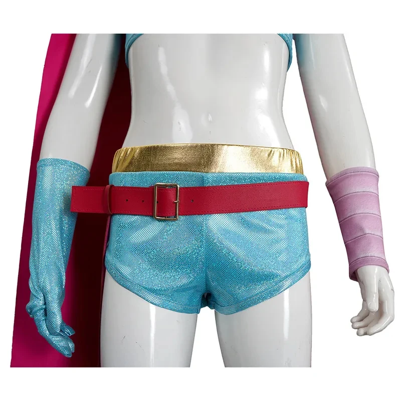 Gazelle Cosplay Costume Sky-blue Sleeveless Crop Top Glittery Shorts Outfit Children Women Vibrant Disguise Hallo yy:89
Gazelle Cosplay Costume Sky-blue Sleeveless Crop Top Glittery Shorts Outfit Children Women Vibrant Disguise Hallo yy:89