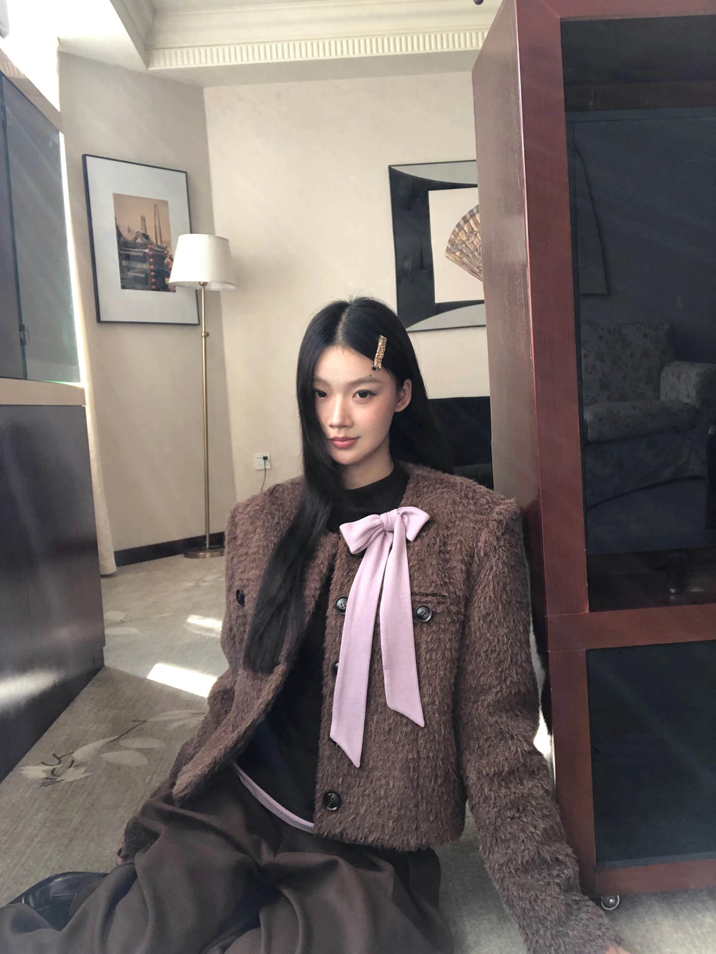 Красное шерстяное пальто Celebri для женщин, осень-зима 2025, новинка, маленький размер, кофейный цвет, хлопково-шерстяной топ
Красное шерстяное пальто Celebri для женщин, осень-зима 2025, новинка, маленький размер, кофейный цвет, хлопково-шерстяной топ