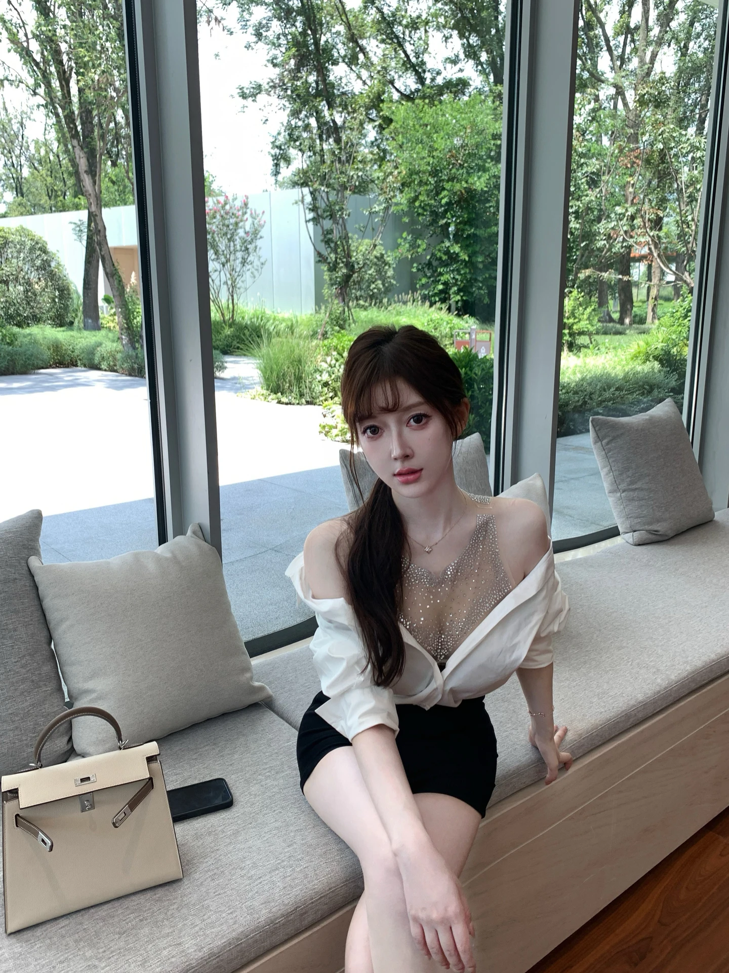 M900 White irt Early Autumn Women's Faion Thin Long Sve Design Small Size Premium Quali Ladies' Blouse Ultra Light
M900 White irt Early Autumn Women's Faion Thin Long Sve Design Small Size Premium Quali Ladies' Blouse Ultra Light
