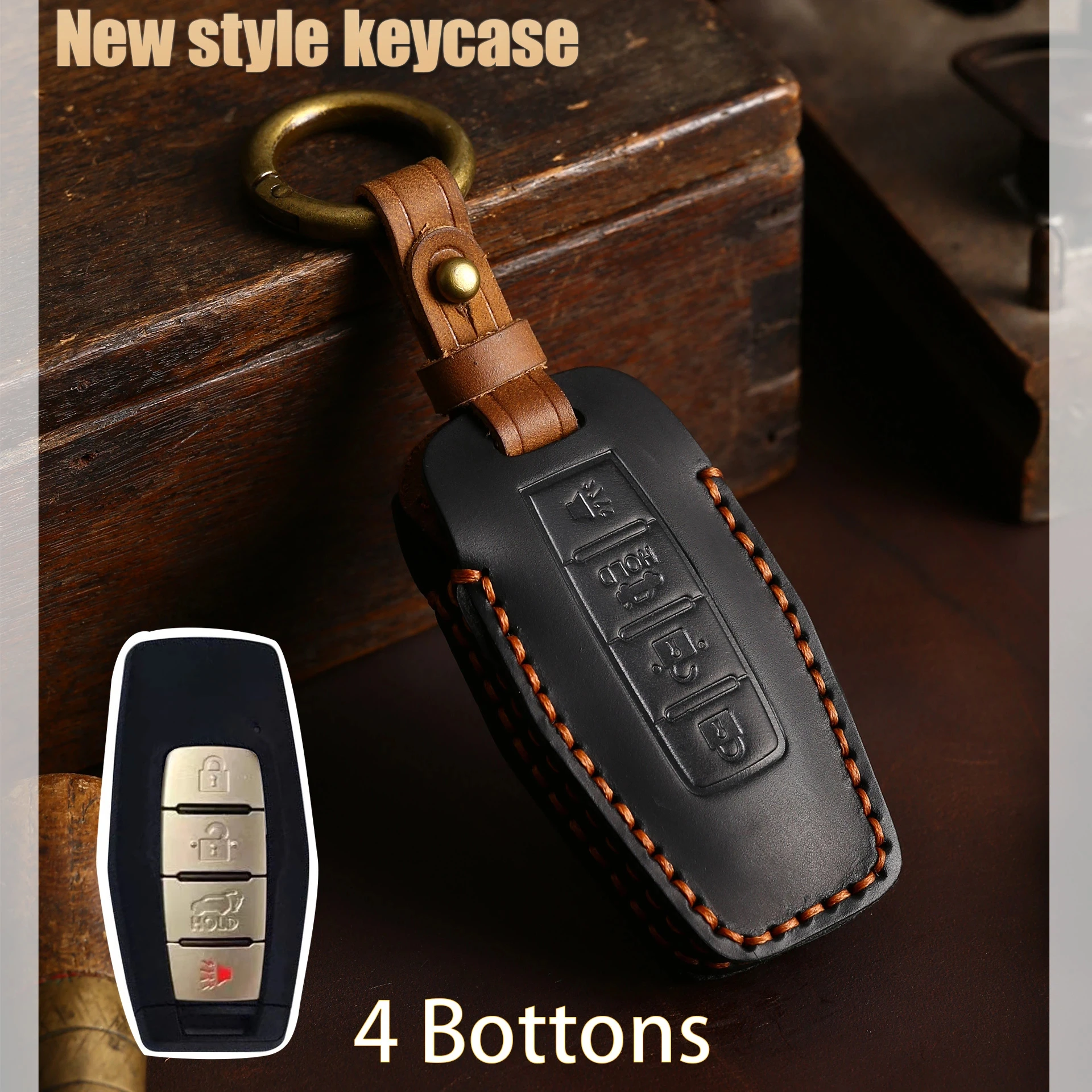 2/3/4 Bottons Leather Car Key Case Fob Shell Keychian for 2022 2023 Mitsubishi Outlander Car Smart Key Remote Cover Accessories
2/3/4 Bottons Leather Car Key Case Fob Shell Keychian for 2022 2023 Mitsubishi Outlander Car Smart Key Remote Cover Accessories