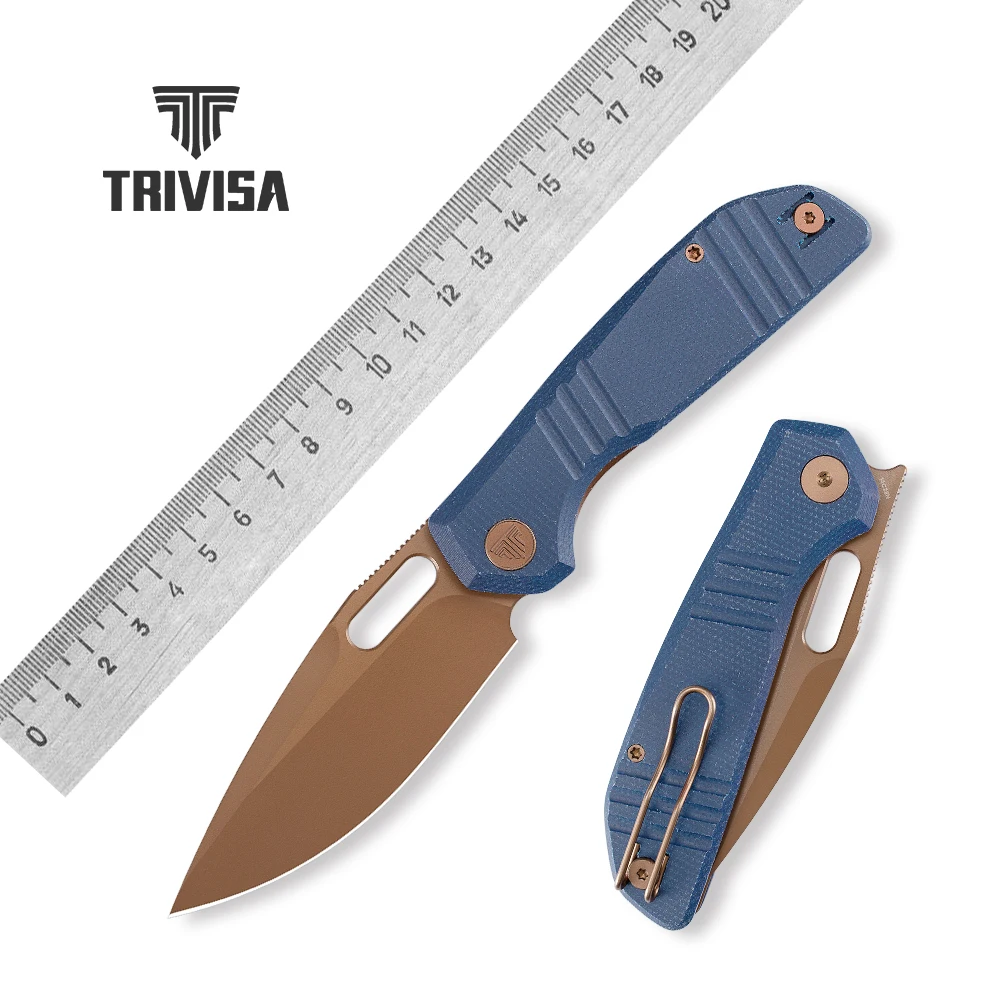 TRIVISA Pocket Folding Gecko Knife for Men14C28N Steel Blade Micarta Handle with Clip Cutter Outdoor Fishing Hiking Camping Tool
TRIVISA Pocket Folding Gecko Knife for Men14C28N Steel Blade Micarta Handle with Clip Cutter Outdoor Fishing Hiking Camping Tool