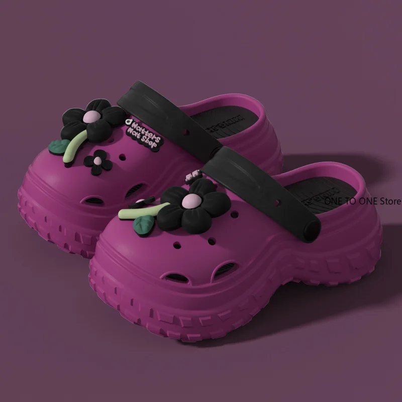 Hot Sale New Flower Thick-soled Hole Shoes Women's Summer Outer Wear Heightening Outdoor Casual Cool Slippers Wholesale Shoes
Hot Sale New Flower Thick-soled Hole Shoes Women's Summer Outer Wear Heightening Outdoor Casual Cool Slippers Wholesale Shoes