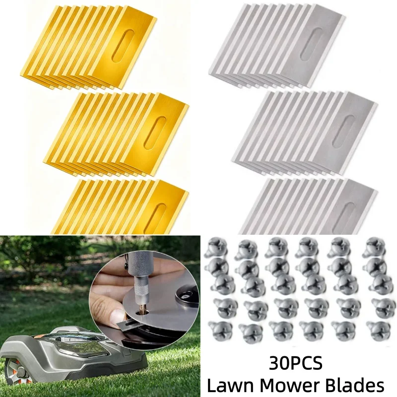 30 шт., лезвие триммера для травы, сменный триммер, резак для газонокосилки Husqvarna, садовые роботизированные газонокосилки, инструменты
30 шт., лезвие триммера для травы, сменный триммер, резак для газонокосилки Husqvarna, садовые роботизированные газонокосилки, инструменты