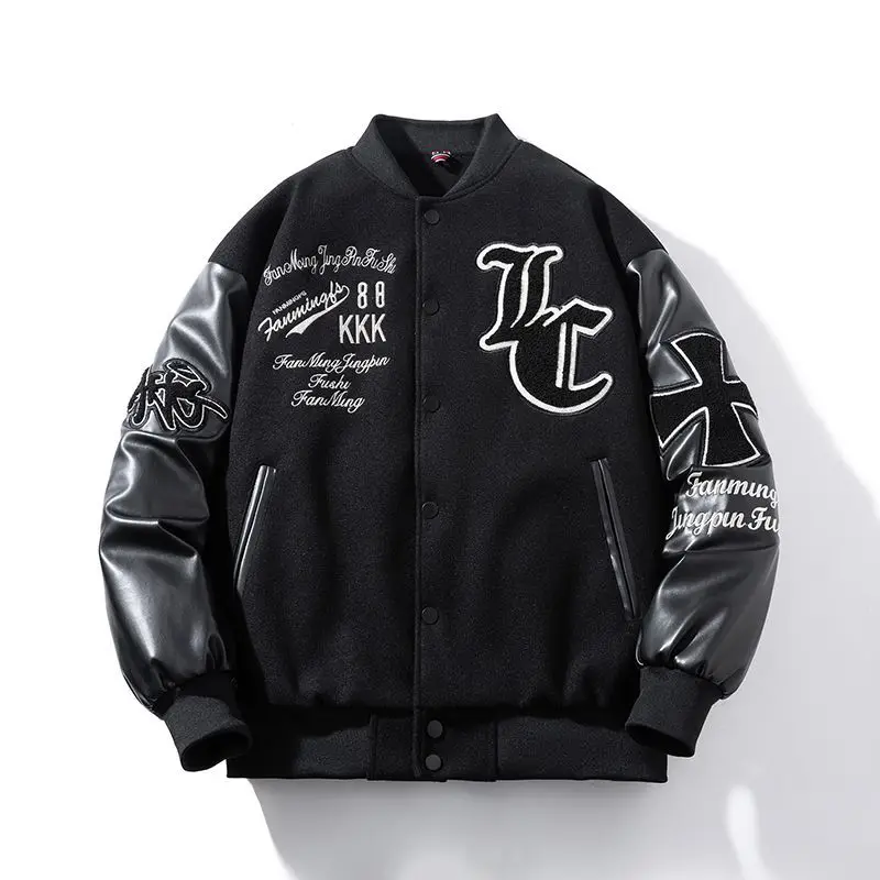 Американская ретро-куртка-бомбер с подкладкой, свободная верхняя одежда для осени и зимы, утепленная хлопковая, мужская и женская одежда с вышивкой
Американская ретро-куртка-бомбер с подкладкой, свободная верхняя одежда для осени и зимы, утепленная хлопковая, мужская и женская одежда с вышивкой