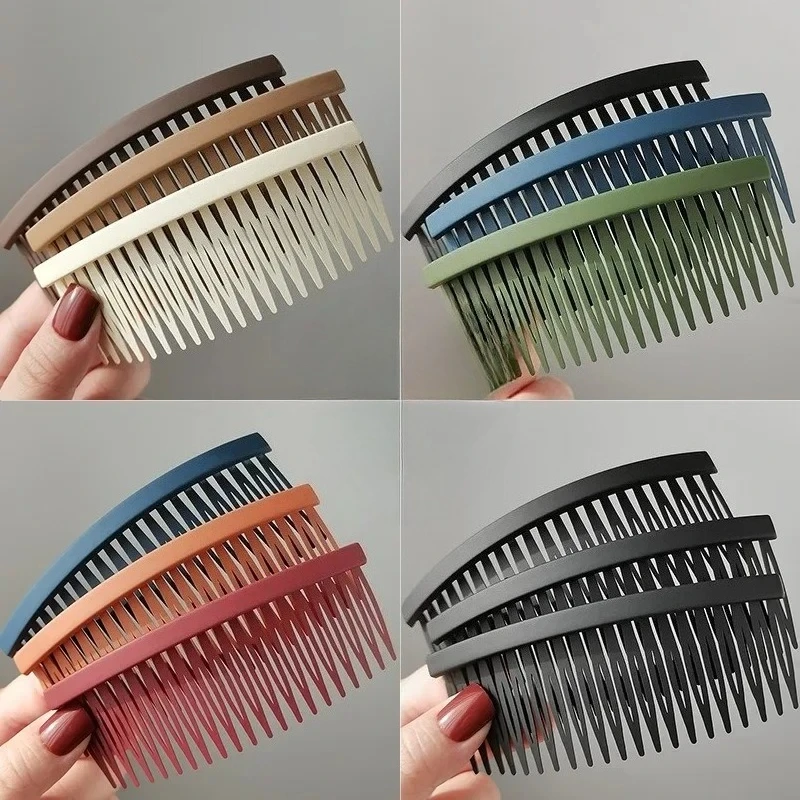 1 Pieces 23 Teeth Plastic Side Hair Twist Comb French Twist Comb Women Fine Hair Accessories Hair Clips 4 Colors
1 Pieces 23 Teeth Plastic Side Hair Twist Comb French Twist Comb Women Fine Hair Accessories Hair Clips 4 Colors