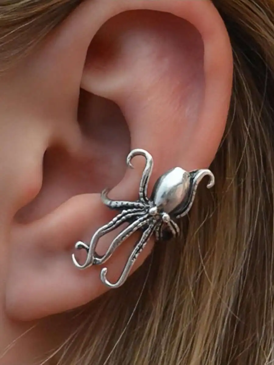 1pc octopus ear cuff for women perfect for parties festivals or daily wear made of copper
1pc octopus ear cuff for women perfect for parties festivals or daily wear made of copper