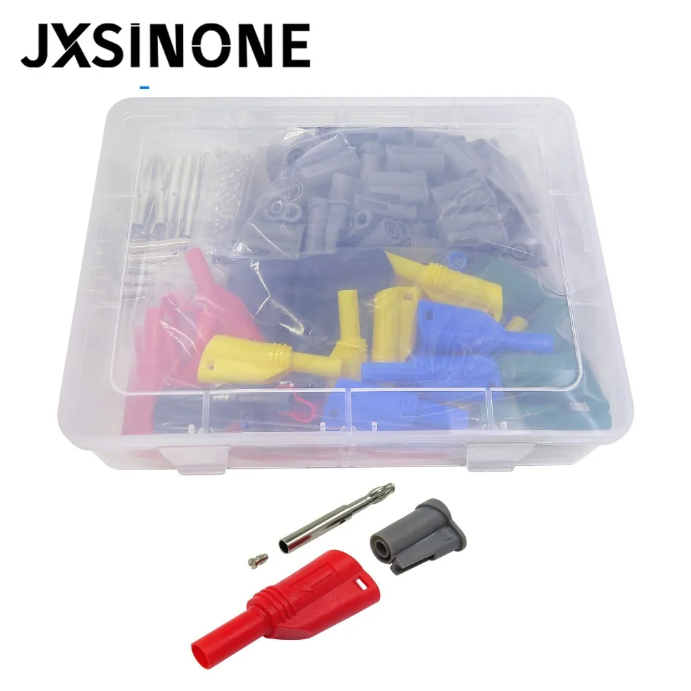 JXSINONE P3005B 70 шт. высокое качество 5 цветов 4 мм штабелирование безопасность банан штекер Сварка/сборка мультиметр Разъем сварочный
JXSINONE P3005B 70 шт. высокое качество 5 цветов 4 мм штабелирование безопасность банан штекер Сварка/сборка мультиметр Разъем сварочный