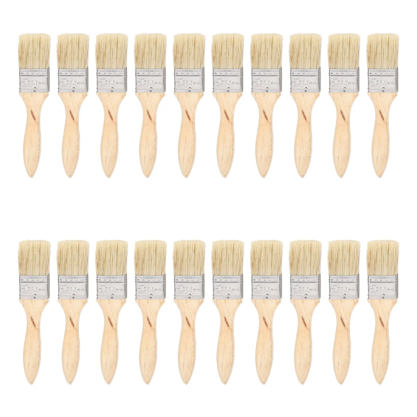 20Pcs Paint Brush Flat Widening Artificial Fur Wooden Handle Brush Set for Painting Cleaning
20Pcs Paint Brush Flat Widening Artificial Fur Wooden Handle Brush Set for Painting Cleaning
