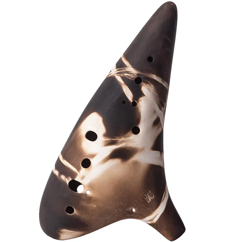 12-отверстная басовая окарина BC, профессиональная, из дымчатой керамики, в тональности C, этнический духовой инструмент
12-отверстная басовая окарина BC, профессиональная, из дымчатой керамики, в тональности C, этнический духовой инструмент