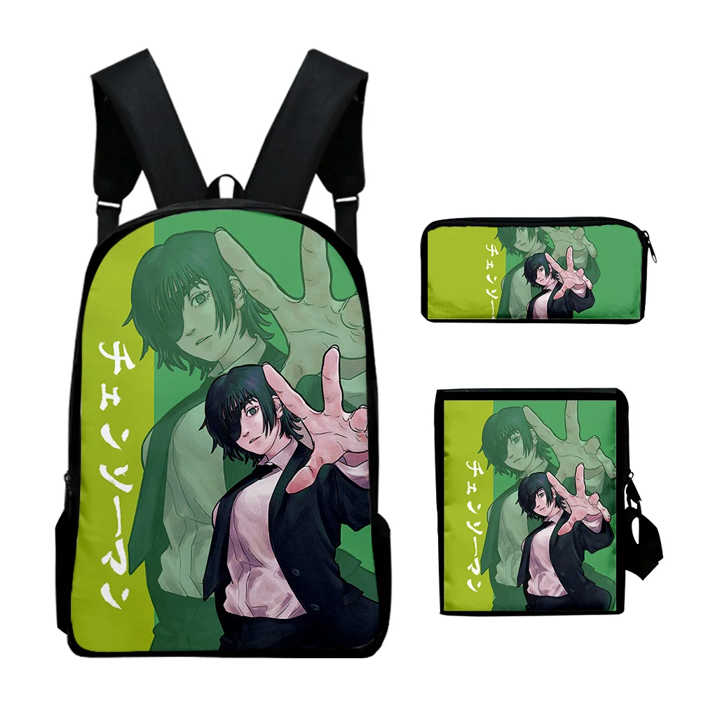 Classic Creative Chainsaw Man 3D Print 3pcs/Set pupil School Bags Laptop Daypack Backpack Inclined shoulder bag Pencil Case
Classic Creative Chainsaw Man 3D Print 3pcs/Set pupil School Bags Laptop Daypack Backpack Inclined shoulder bag Pencil Case