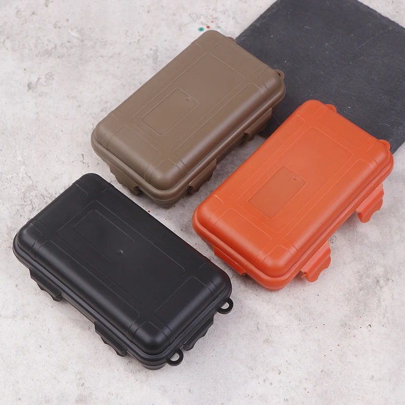 Outdoor Shockproof Waterproof Boxes Survival Airtight Case Holder For Storage Matches Small Tools Travel Sealed Storage Box
Outdoor Shockproof Waterproof Boxes Survival Airtight Case Holder For Storage Matches Small Tools Travel Sealed Storage Box