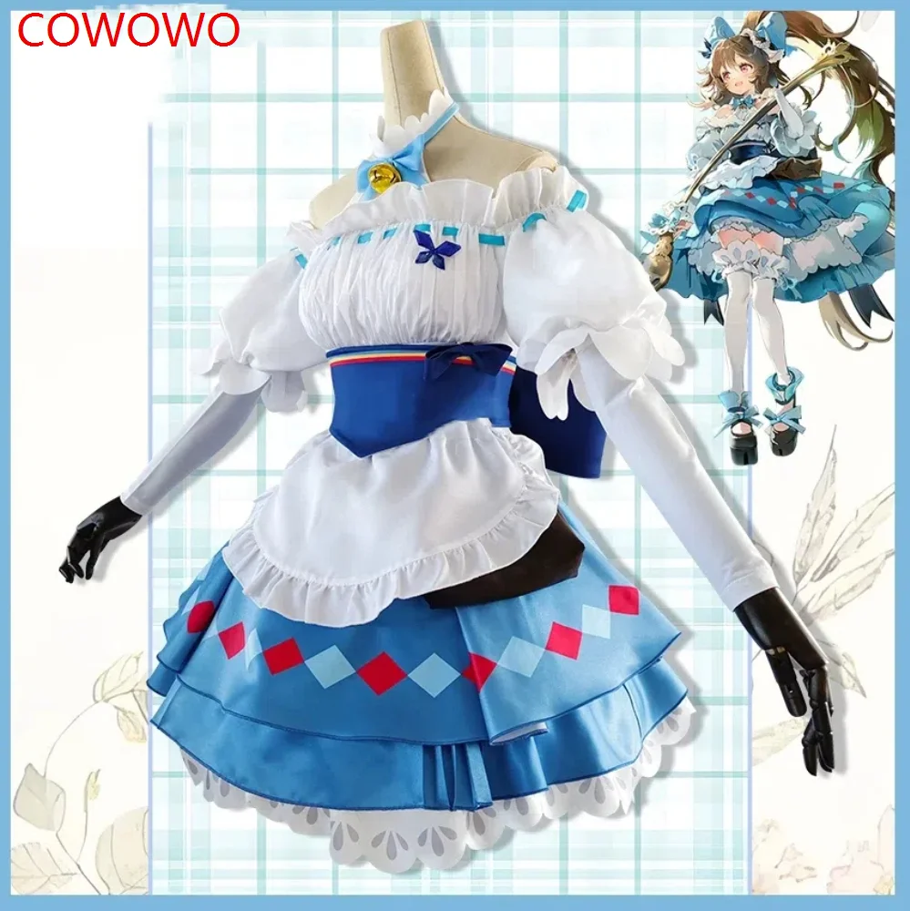COWOWO Arknights Eyjafjalla, игровой костюм для пикника перед длинным поездом, элегантное платье, карнавальный костюм, женский наряд для вечеринки на Хэллоуин
COWOWO Arknights Eyjafjalla, игровой костюм для пикника перед длинным поездом, элегантное платье, карнавальный костюм, женский наряд для вечеринки на Хэллоуин