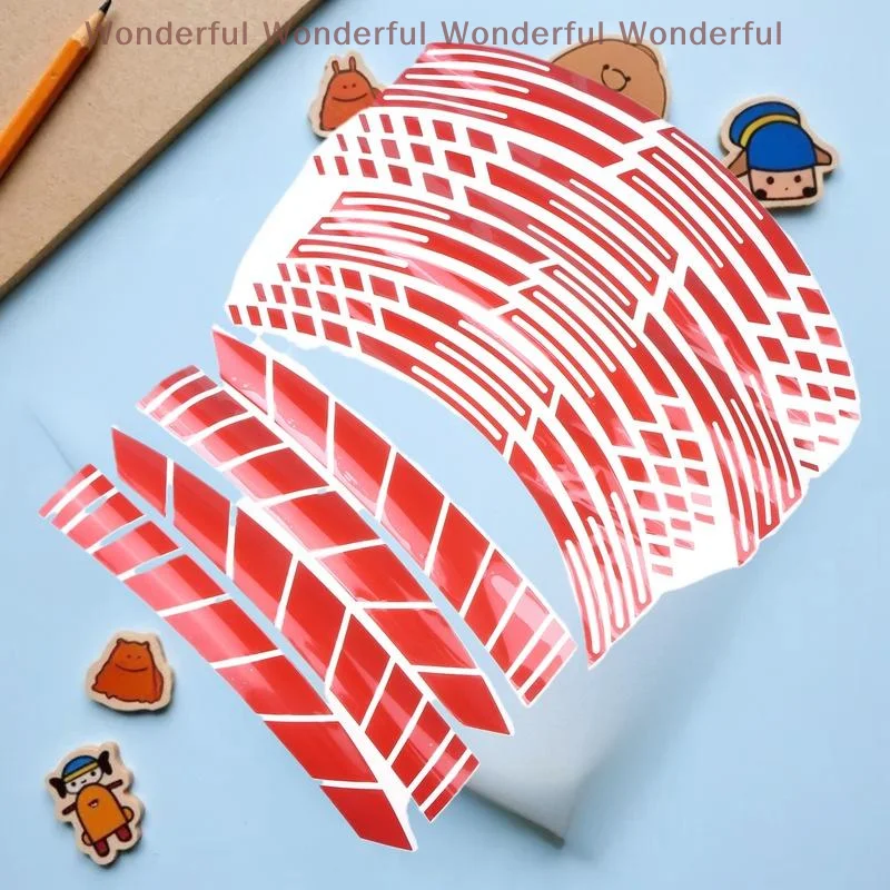Premium 21/18 Inch Reflective PVC Wheel Stickers for Motorcycle - Rim Stripe Decal
Premium 21/18 Inch Reflective PVC Wheel Stickers for Motorcycle - Rim Stripe Decal