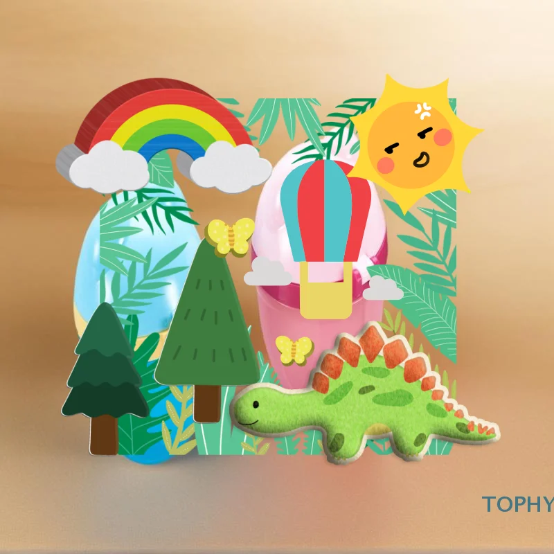 Three-Layer Portable Container Storage Box For Newborns With Three Rotating Compartments