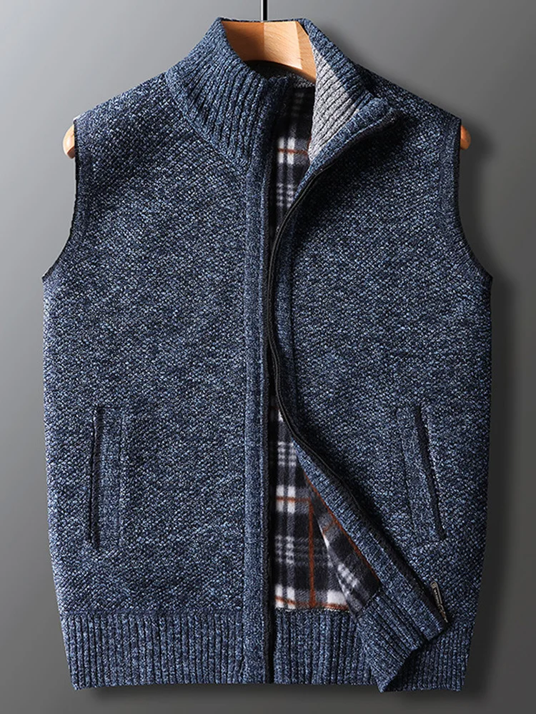 Men's Knitted Sweater Vest Thiened Fce Autumn Winter Waistcoat Faionable Urban Sle Versatile Ocns Comfortable Fit
Men's Knitted Sweater Vest Thiened Fce Autumn Winter Waistcoat Faionable Urban Sle Versatile Ocns Comfortable Fit