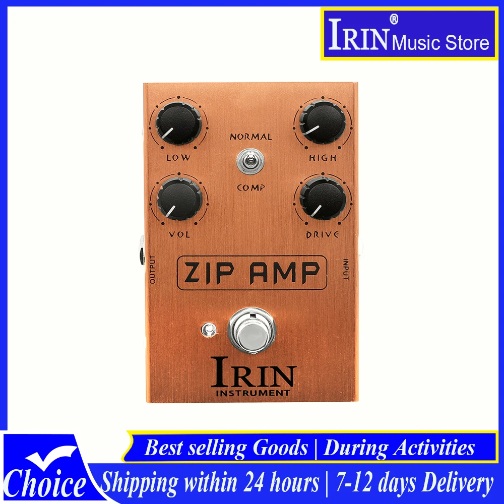 IRIN AN-39 ZIP AMP Guitar Pedal Strong Compression Overdrive Tone Effects with COMP Toggle Switch for Electric Guitar
IRIN AN-39 ZIP AMP Guitar Pedal Strong Compression Overdrive Tone Effects with COMP Toggle Switch for Electric Guitar