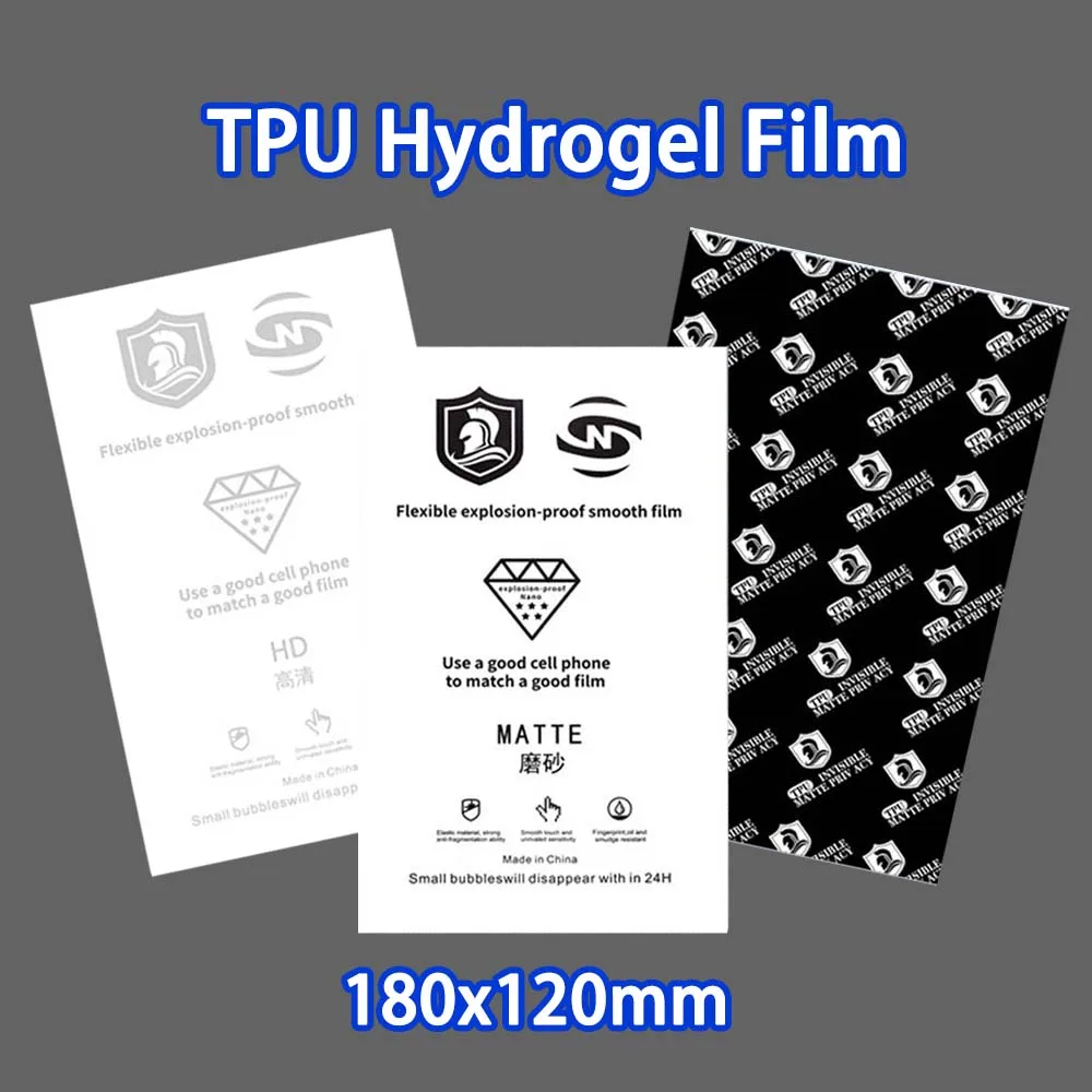50pcs Flexible HD Hydrogel TPU Film Mobile Phone Screen Full Cover Protector Blue Matte Privacy for Intelligent Cutting Machine
50pcs Flexible HD Hydrogel TPU Film Mobile Phone Screen Full Cover Protector Blue Matte Privacy for Intelligent Cutting Machine