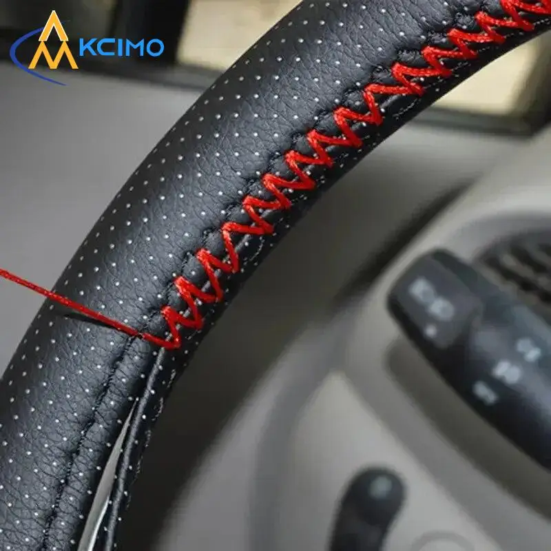 Universal Leather Car Steering Wheel Cover Fits 38cm 14 Inch DIY Woven Breathable Non-Slip Steering Wheel Cover Car Accessories
Universal Leather Car Steering Wheel Cover Fits 38cm 14 Inch DIY Woven Breathable Non-Slip Steering Wheel Cover Car Accessories