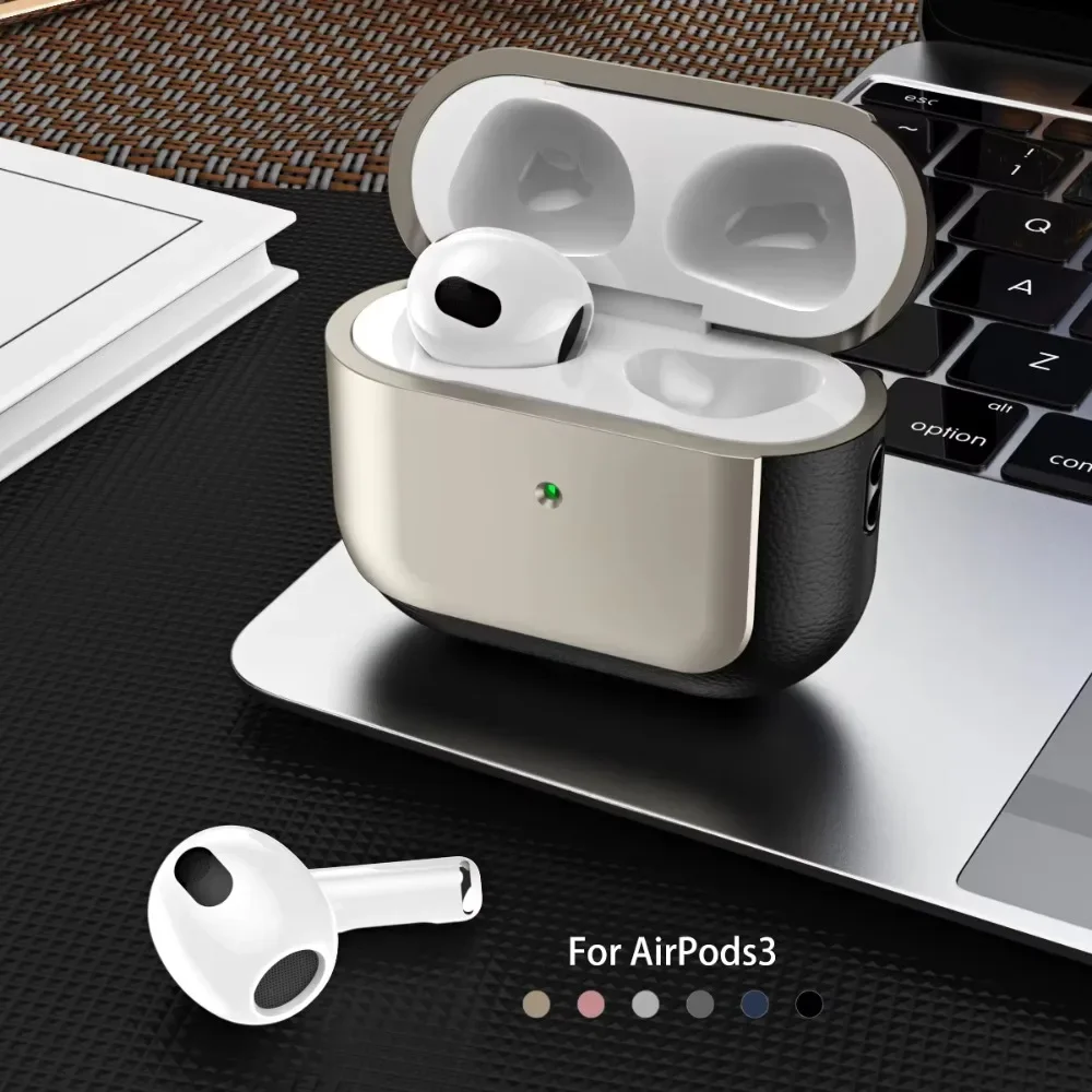 Luxury Earphone Protection Case For Original Airpods Pro3 4 ANC Cases Shockproof With Lanyard Plating Leather Pattern Cover
Luxury Earphone Protection Case For Original Airpods Pro3 4 ANC Cases Shockproof With Lanyard Plating Leather Pattern Cover
