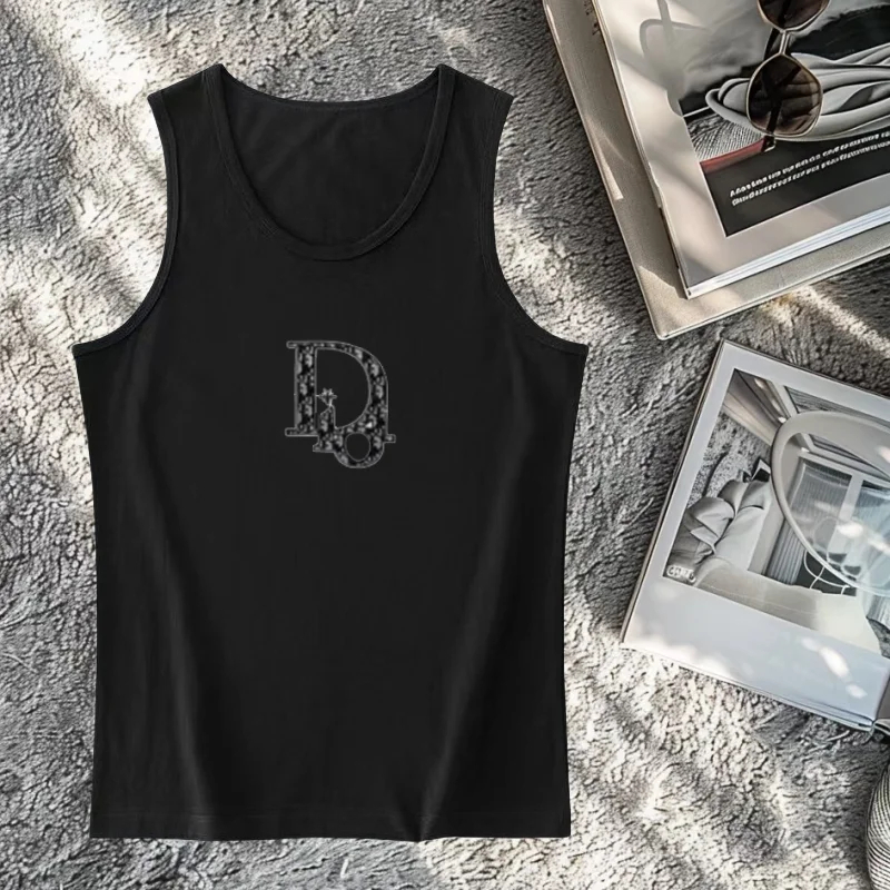 2025 Luxury Brand Short Women's Crew Neck Sexy Skinny Crop Top Women's Party Top Women's Solid Color Printed Summer Vest Women
2025 Luxury Brand Short Women's Crew Neck Sexy Skinny Crop Top Women's Party Top Women's Solid Color Printed Summer Vest Women