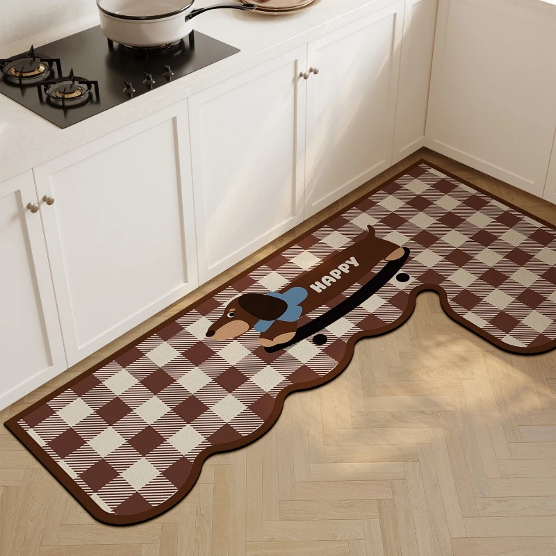 PVC Kitchen Rug Waterproof Non-slip Oil-proof Leather Floor Mat Cartoon Dog Long Carpet Minimalist Style Home Decoration Rugs
PVC Kitchen Rug Waterproof Non-slip Oil-proof Leather Floor Mat Cartoon Dog Long Carpet Minimalist Style Home Decoration Rugs