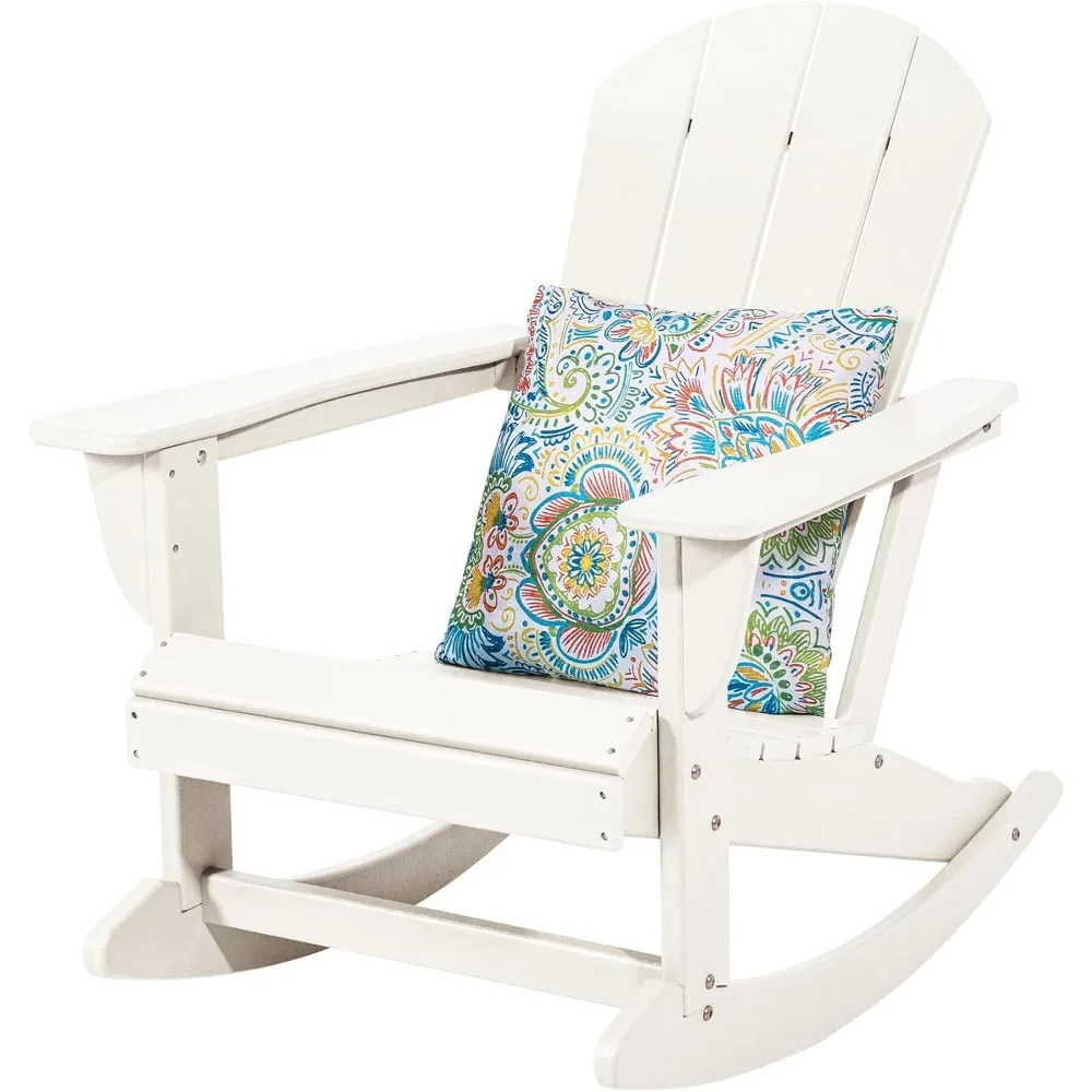 Rocking Chair with Pillow, Patio Plastic All Weather Adirondack Rocker for Proch, Water Resistant for Outside,
Rocking Chair with Pillow, Patio Plastic All Weather Adirondack Rocker for Proch, Water Resistant for Outside,