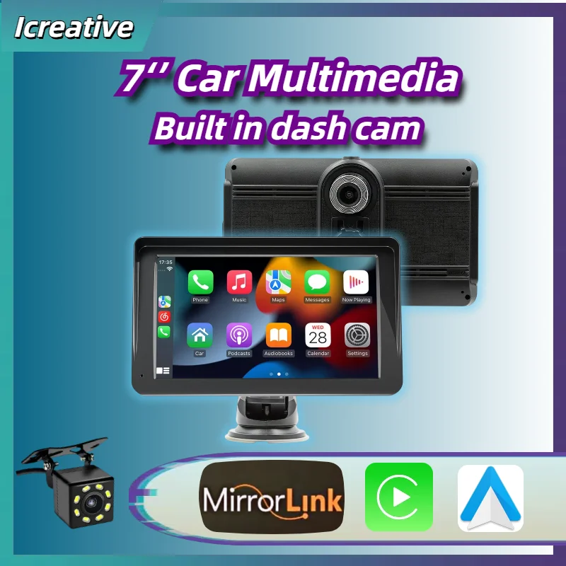 Car Radio Carplay Wireless Multimedia Vedio Player Built In Dash Cam 7'' Touch Screen Display Mirror Link Navigation Stereo Mp5
Car Radio Carplay Wireless Multimedia Vedio Player Built In Dash Cam 7'' Touch Screen Display Mirror Link Navigation Stereo Mp5